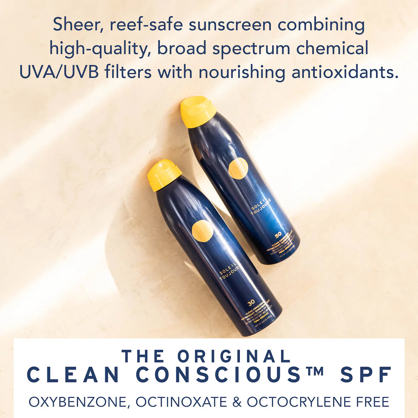 Soleil Toujours Clean Conscious Body Sunscreen Mist with Vitamin C SPF 50