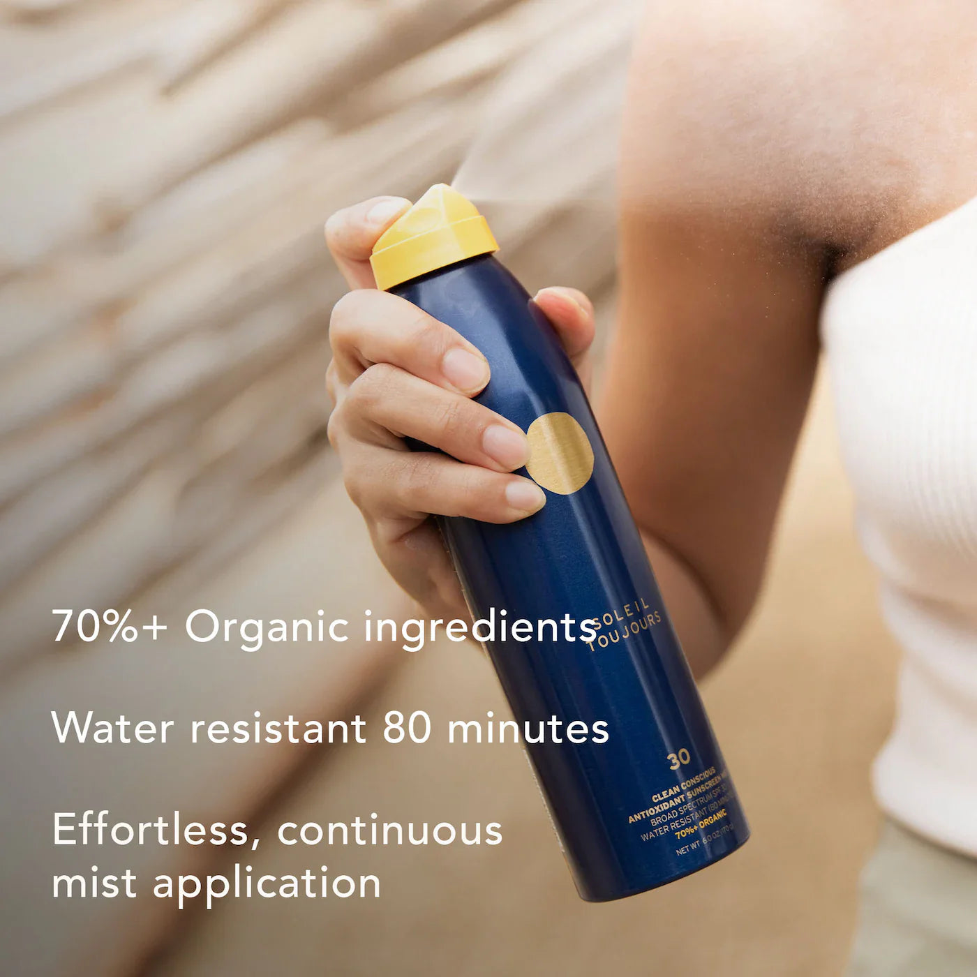 Soleil Toujours Clean Conscious Body Sunscreen Mist with Vitamin C SPF 30